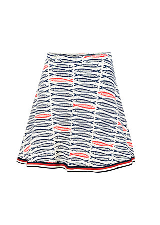 Minirock lovely feelgood, fish friends, Röcke, Weiß