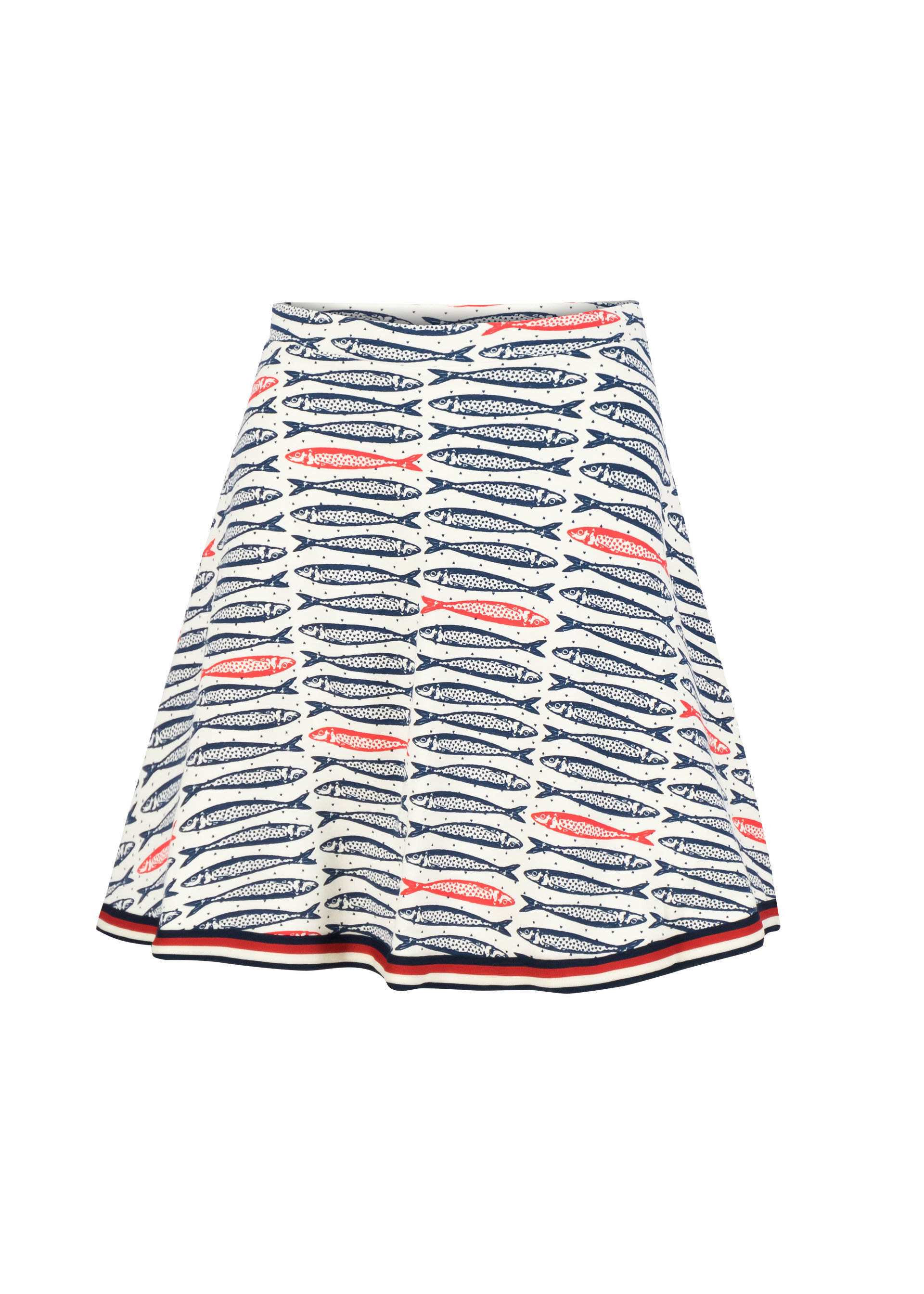 Minirock lovely feelgood, fish friends, Röcke, Weiß