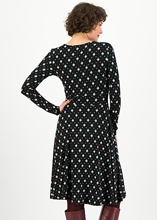 Herbstkleid hot knot, big black band, Kleider, Schwarz