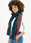 Knitted scarf rosewood tales, frozen roses, Accessoires, Blue