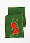Knitted scarf rosewood tales, tempting roses, Accessoires, Green