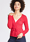 cache coeur, red corn, Knitted Jumpers & Cardigans, Red