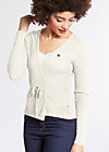 cache coeur, white corn, Knitted Jumpers & Cardigans, White