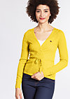 cache coeur, yellow corn, Knitted Jumpers & Cardigans, Yellow