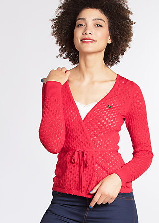 cache coeur, red corn, Knitted Jumpers & Cardigans, Red