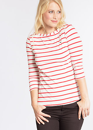 logo stripe 3/4 sleeve, summer breeze stripes, Shirts, White