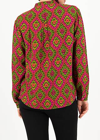 Viskose-Bluse hupp die welle, one night anita, Blusen & Tuniken, Grün