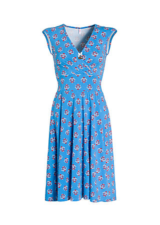 Jerseykleid upsalla tralala, blue blommor, Kleider, Blau