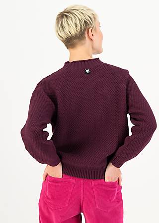 Knitted Jumper hurly burly Knit Knot, entertainment knit, Knitted Jumpers & Cardigans, Purple