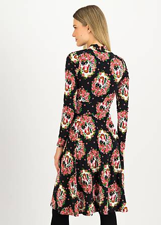 Herbstkleid Shalala Tralala Shawlax, ode to rose, Kleider, Schwarz