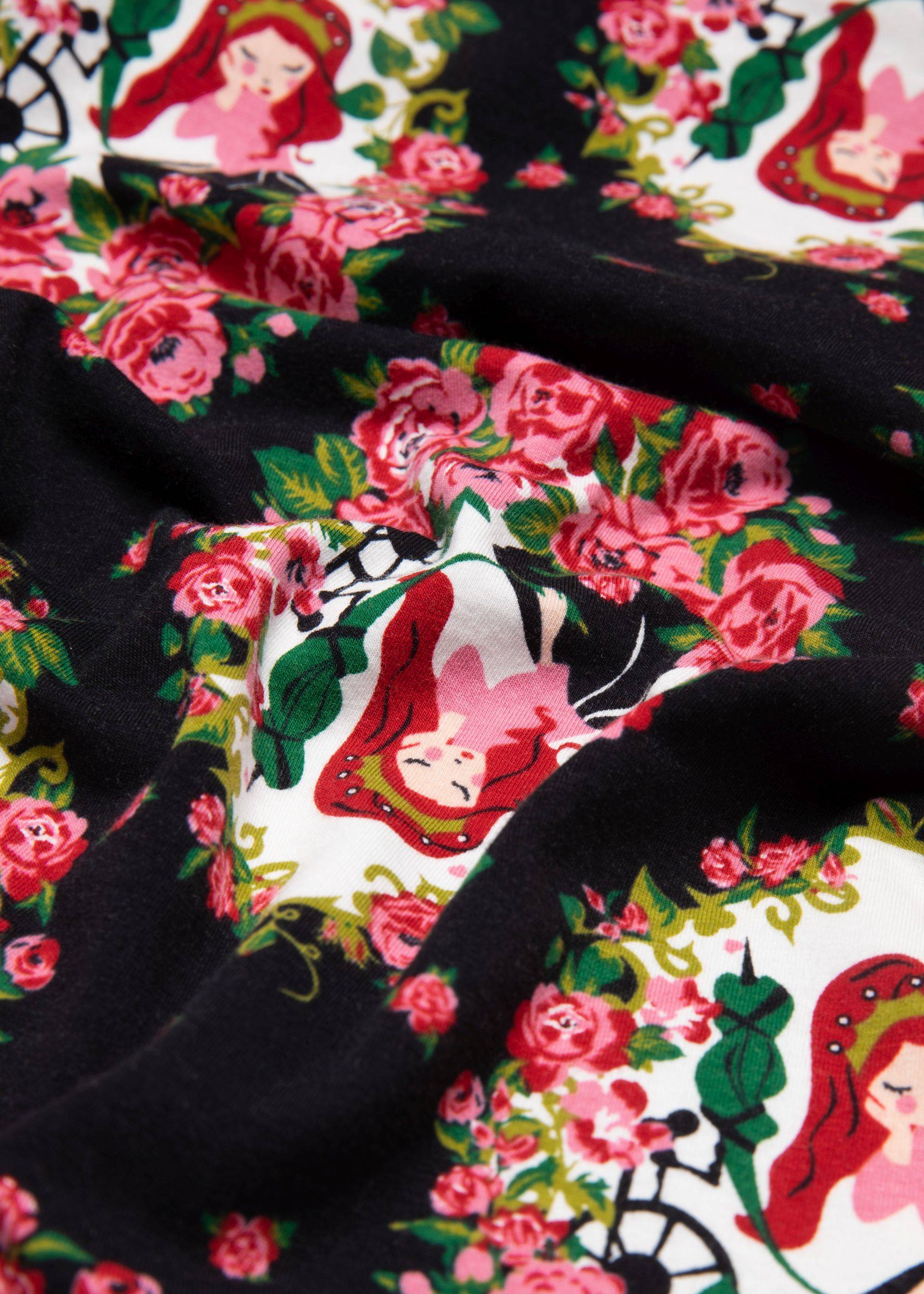 Minikleid Sweet turtle Mania, ode to rose, Kleider, Schwarz