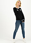Cardigan lucky swallow, black swallow, Knitted Jumpers & Cardigans, Black