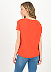 T-Shirt flowgirl, orange summer, Shirts, Orange