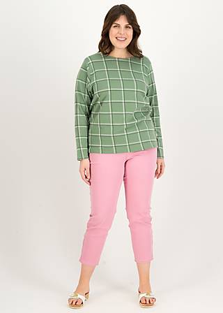 Longsleeve Herz und Keulchen, midsomer check, Shirts, Gr&uuml;n