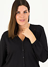 Bluse logo romance blouse, misty black, Blusen & Tuniken, Schwarz