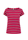 logo stripe t-shirt, morning glory stripes, Shirts, Rot