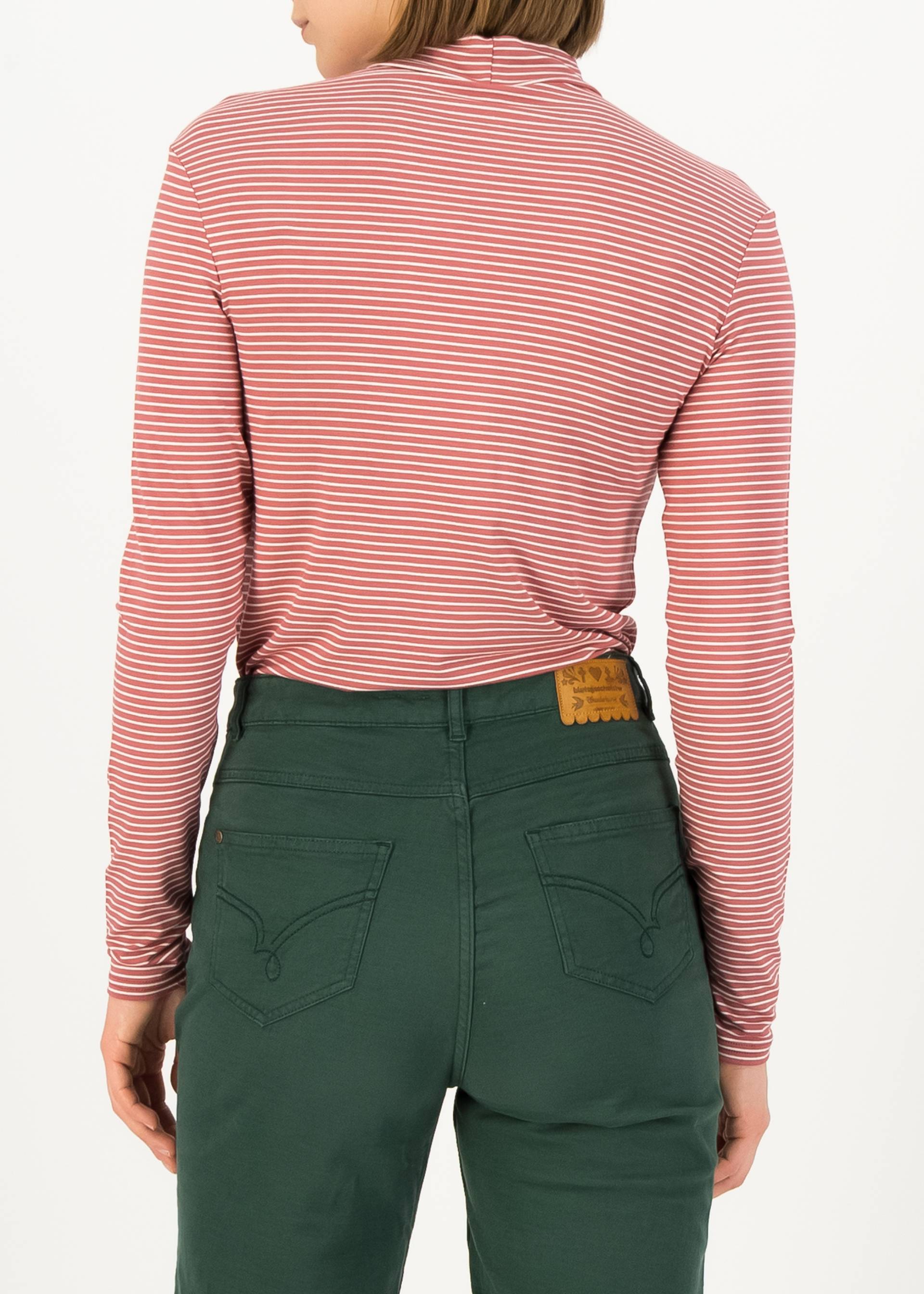 Longsleeve lonely lips turtle , ash rose stripes, Shirts, Rosa