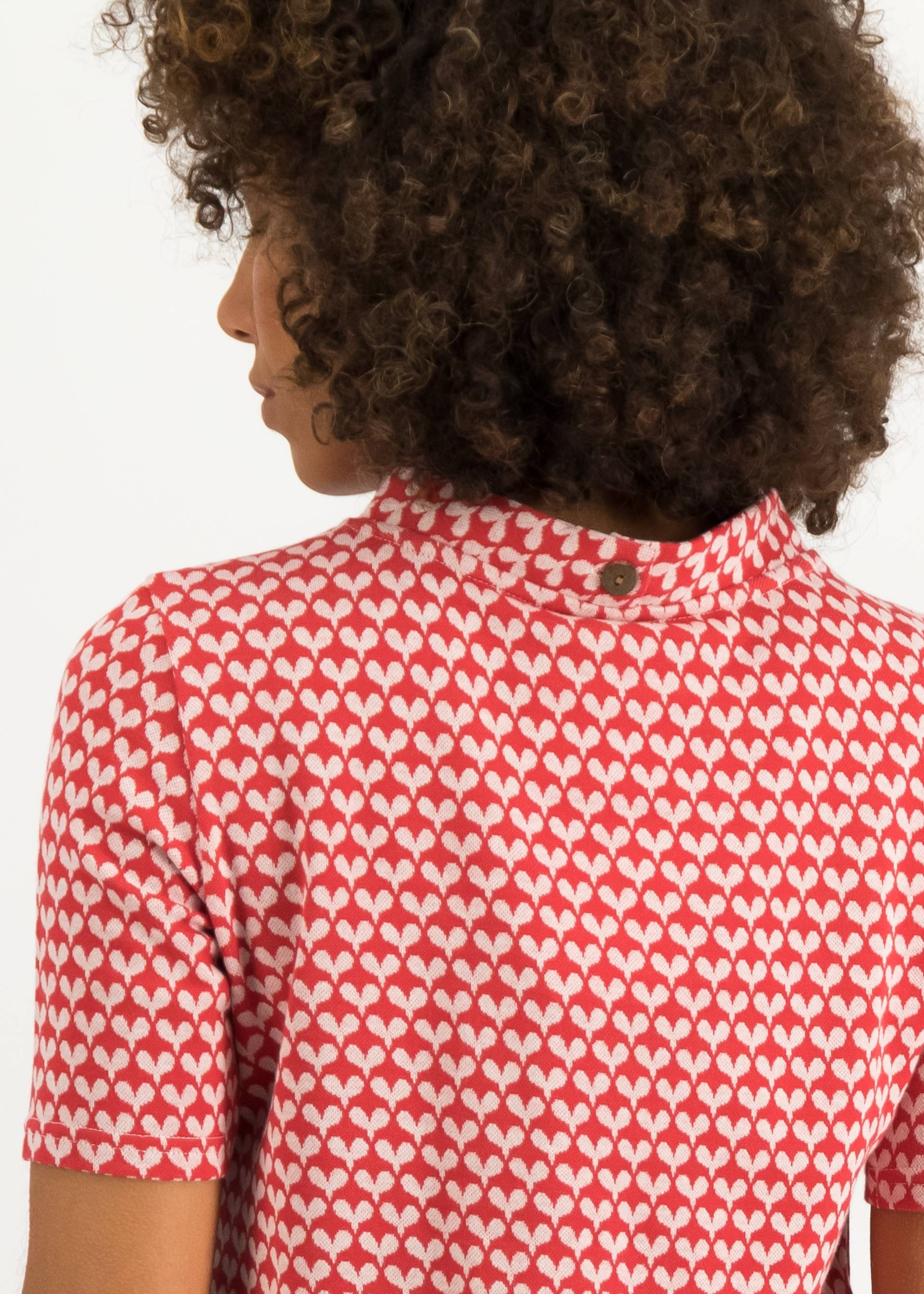 Shirt Tiny Sixties Crew, sweet red hearts, Shirts, Rot