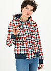 Soft Shell Jacket wetterheldin, april check, Jackets & Coats, Red