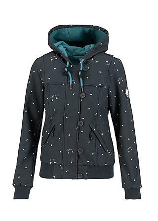 Softshelljacke wetterheldin, kitty cat, Jacken & Mäntel, Grau