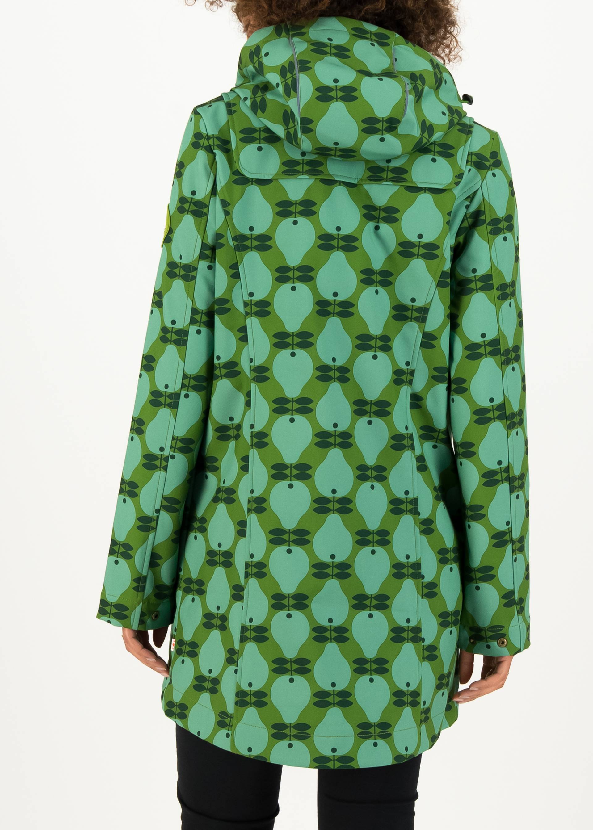 Softshelljacke wild weather long anorak, happy peaches, Jacken & M&auml;ntel, Gr&uuml;n