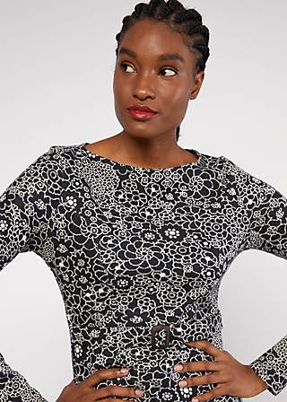 Autumn Dress California Calling, flower field, Dresses, Black