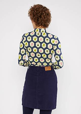 Longsleeve Miraculous Power, prehistoric flower dream, Shirts, Blau