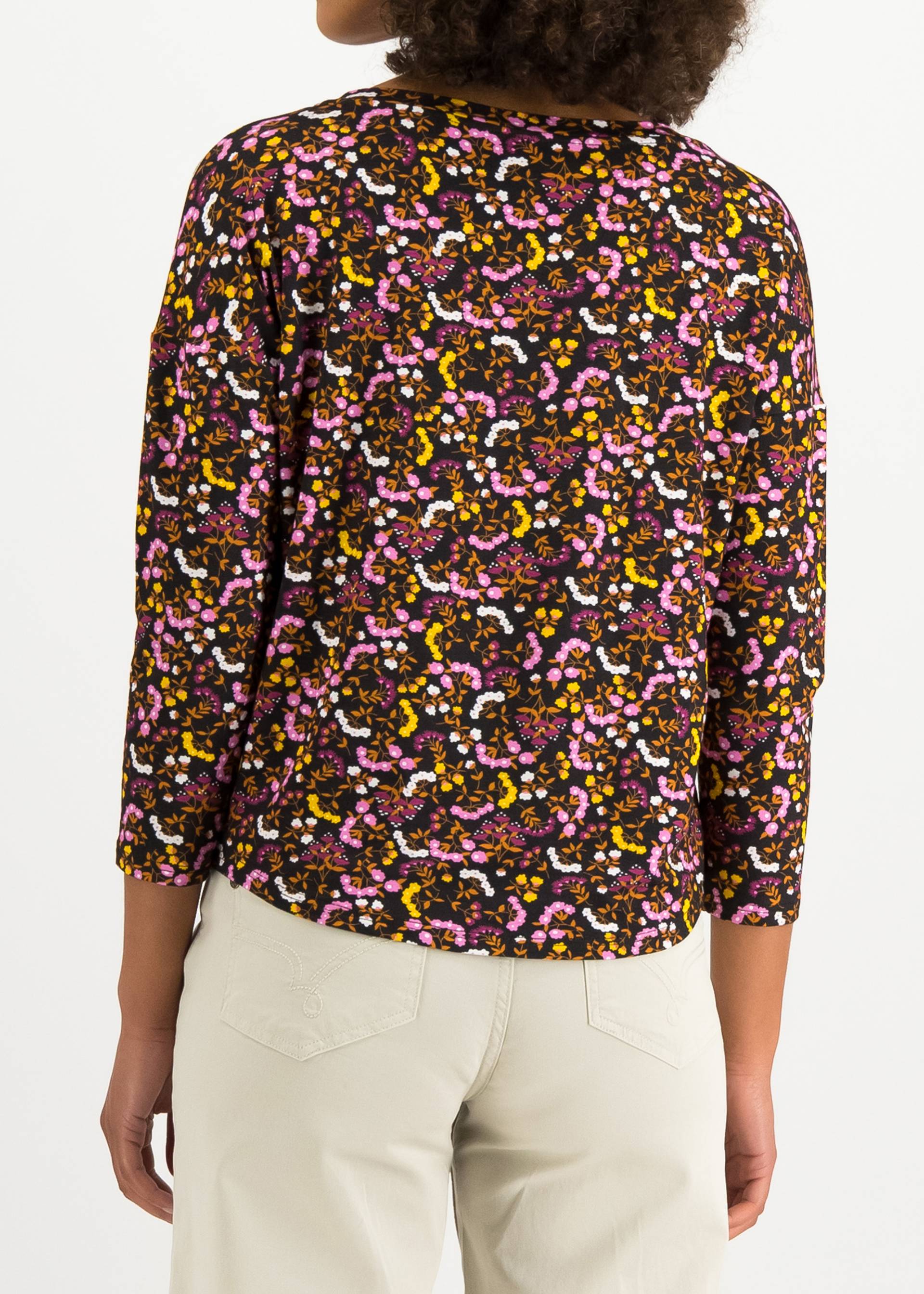 Top Flow Slow, honey bloom, Tops, Black