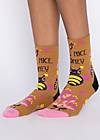Cotton socks Sensational Steps, bee nice, Socks, Yellow