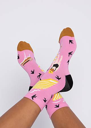 Cotton socks Sensational Steps, beach holidays, Socks, Pink