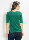 logo shortsleeve u-shirt, camouflage green, Shirts, Grün