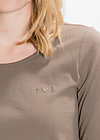 logo shortsleeve u-shirt, maroon mushroom, Shirts, Braun