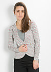 eclectic cuckoo cardi, flying heartbeat, Strickpullover & Cardigans, Grau