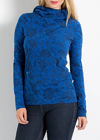 Hoodie holographic heart hoodie, shining moonlight, Sweatshirts & Hoodies, Blue