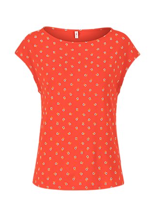 Top flowgirl, bloemen meisje, Shirts, Rot