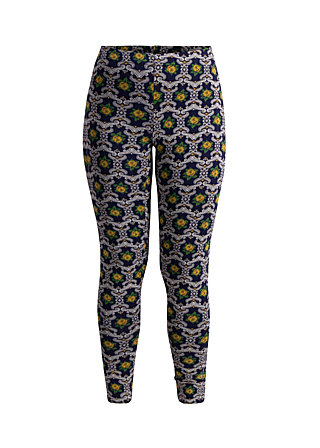 Cotton Leggings tanzlaune, iceflower ornament, Leggings, Blue
