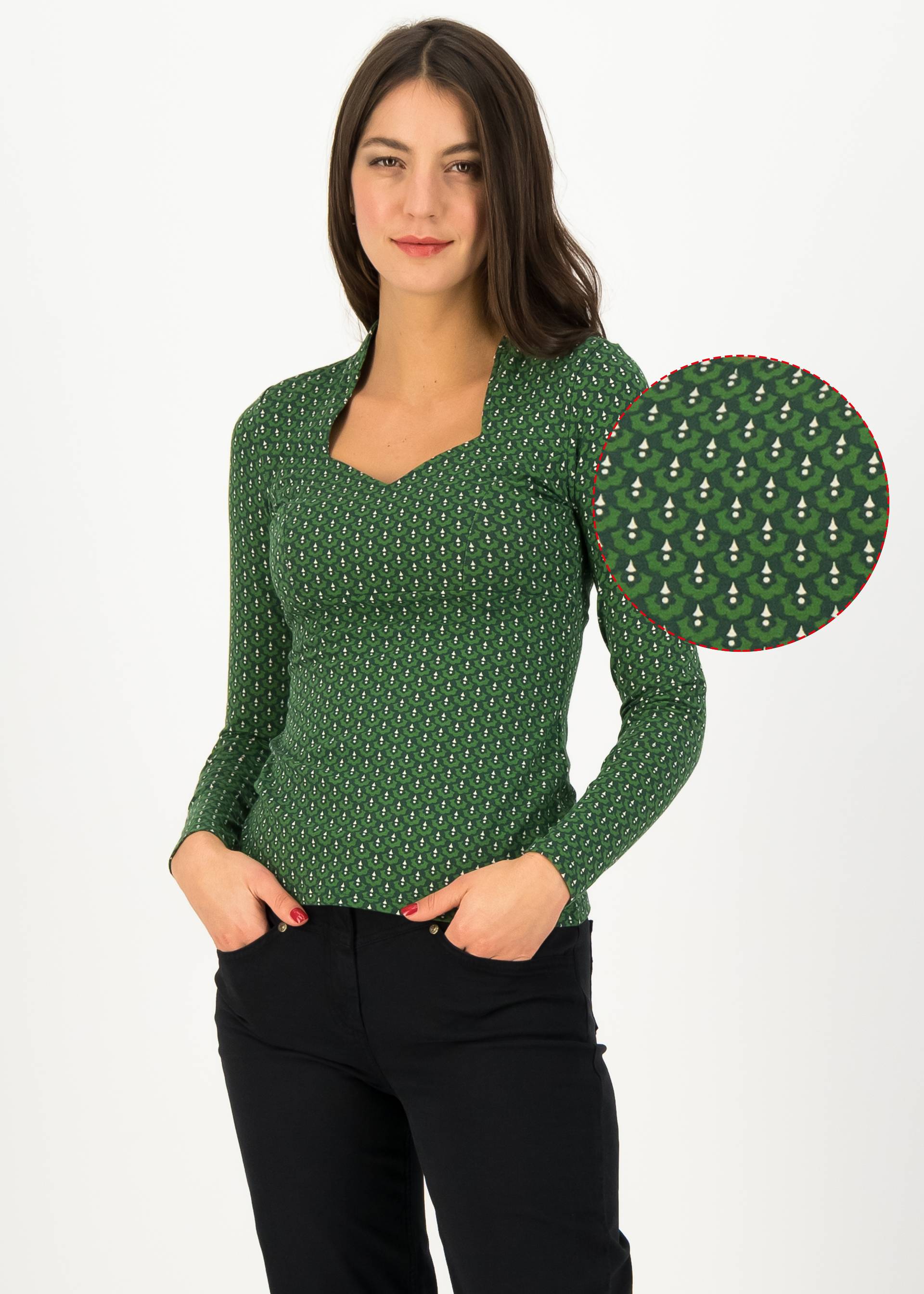 Longsleeve miraculous power , green dance, Shirts, Gr&uuml;n