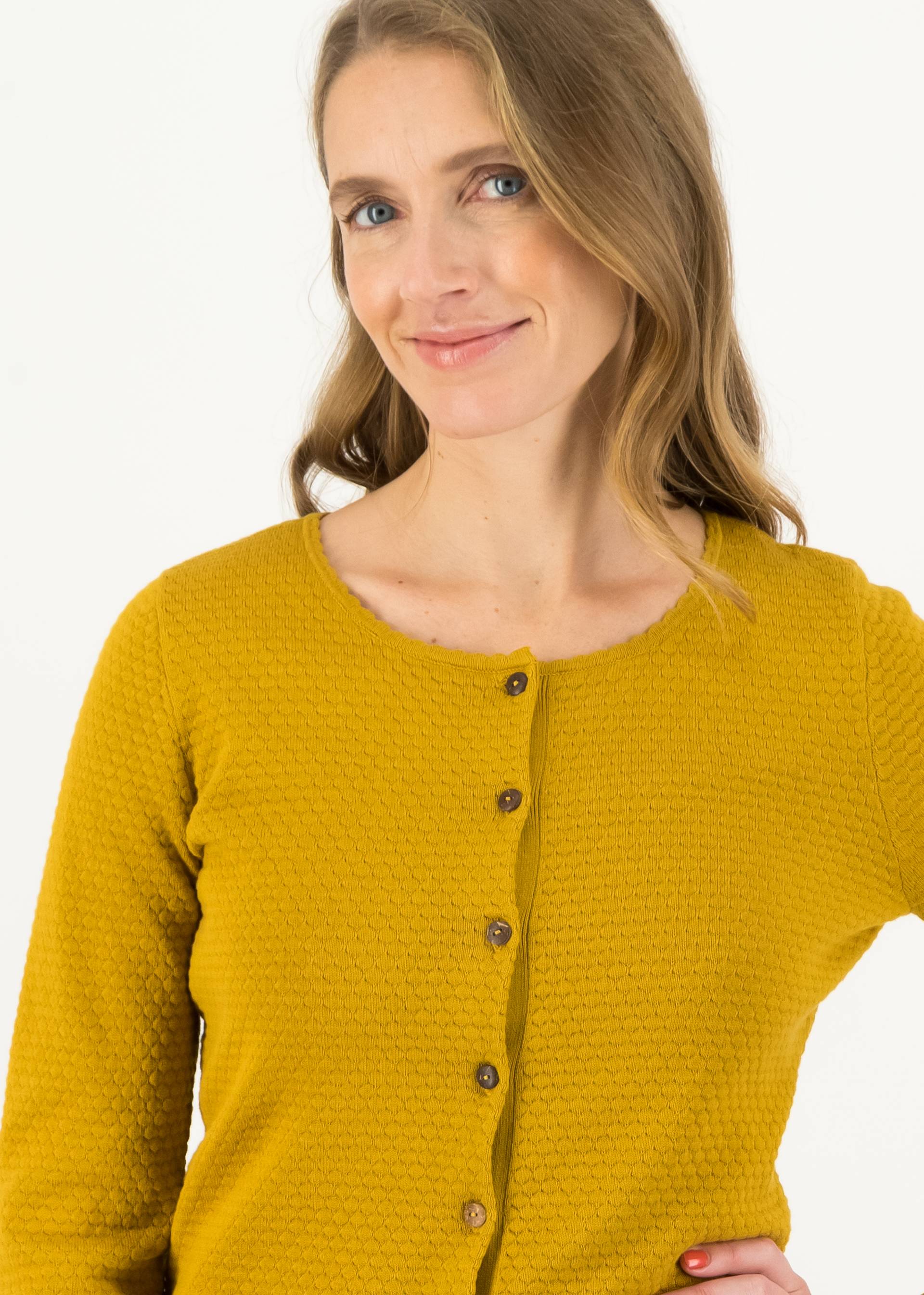 Cardigan save the brave, yellow classic, Cardigans, Gelb