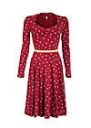tidy and polite dress, red lady rose, Dresses, Red