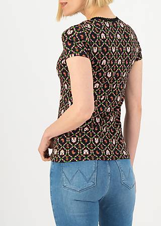 T-Shirt cottage wonderland, cottage chicken love, Shirts, Schwarz