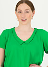 Short sleeve blouse feed the birds, joyful green, Blouses & Tunics, Green
