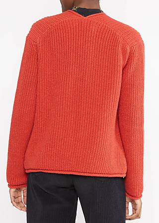 Cardigan Aran and Eve, old library red, Cardigans, Rot