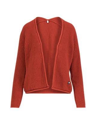 Cardigan Aran and Eve, old library red, Cardigans, Rot