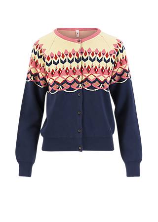 Cardigan Happy Heritage, nostalgic island knit blue, Cardigans, Blue