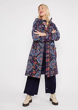 Wintermantel Sherwoods Fairest, carpet of history, Jacken & Mäntel, Blau