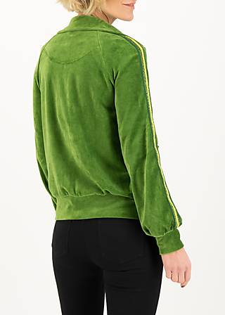 Workout Jacket charming turtle, yarn green, Sweatshirts & Hoodies, Green