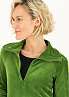 Soft Shell Jacket charming turtle, yarn green, Zip jackets, Green