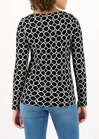 Longsleeve my cosy valentine, black beauty circle, Shirts, Schwarz