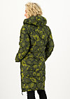 Winter Parka no down mister, bunch of flowers, Jackets & Coats, Green