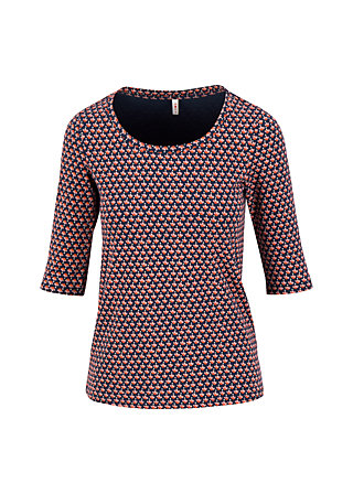 Top round and round, majolika peak, Tops, Blue